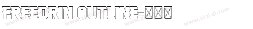 Freedrin Outline字体转换